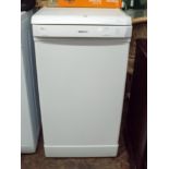 A narrow triple a class Beko dishwasher