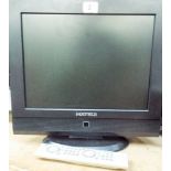 A Matsui 15" digital LCD television with Freeview etc