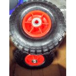 Two new sack truck wheels