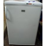 A Zanussi worktop height freezer