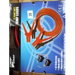 A new 12' long heavy duty jump lead set