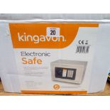 A New electronic safe with combination plus keys