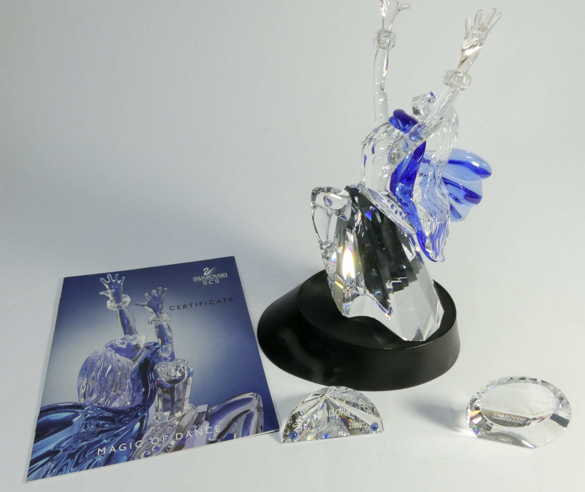 A Swarovski collectors society Magic of Dance figurine Isadora with name plate, - Image 2 of 2