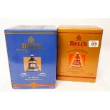Two presentation bottles of Bell's scotch whiskey in original boxes