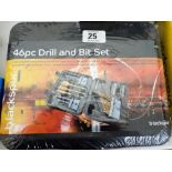 A new 46 piece drill and bit set