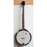 A Countryman Weather King Banjo together with a carrying case