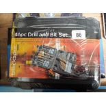 A new 46 piece drill and bit