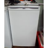 A Zanussi work top height fridge
