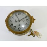 A Third Reich period Kriegsmarine U-boat clock.