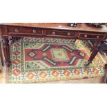 Kazak style wool pile figured rug,