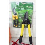 A new two piece garden shear set