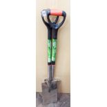 A new stainless steel digging fork and spade