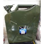 A new 20 litre jerry can