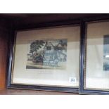 A set of four Henry Alken coloured prints of coaching scenes engraved by R Havel