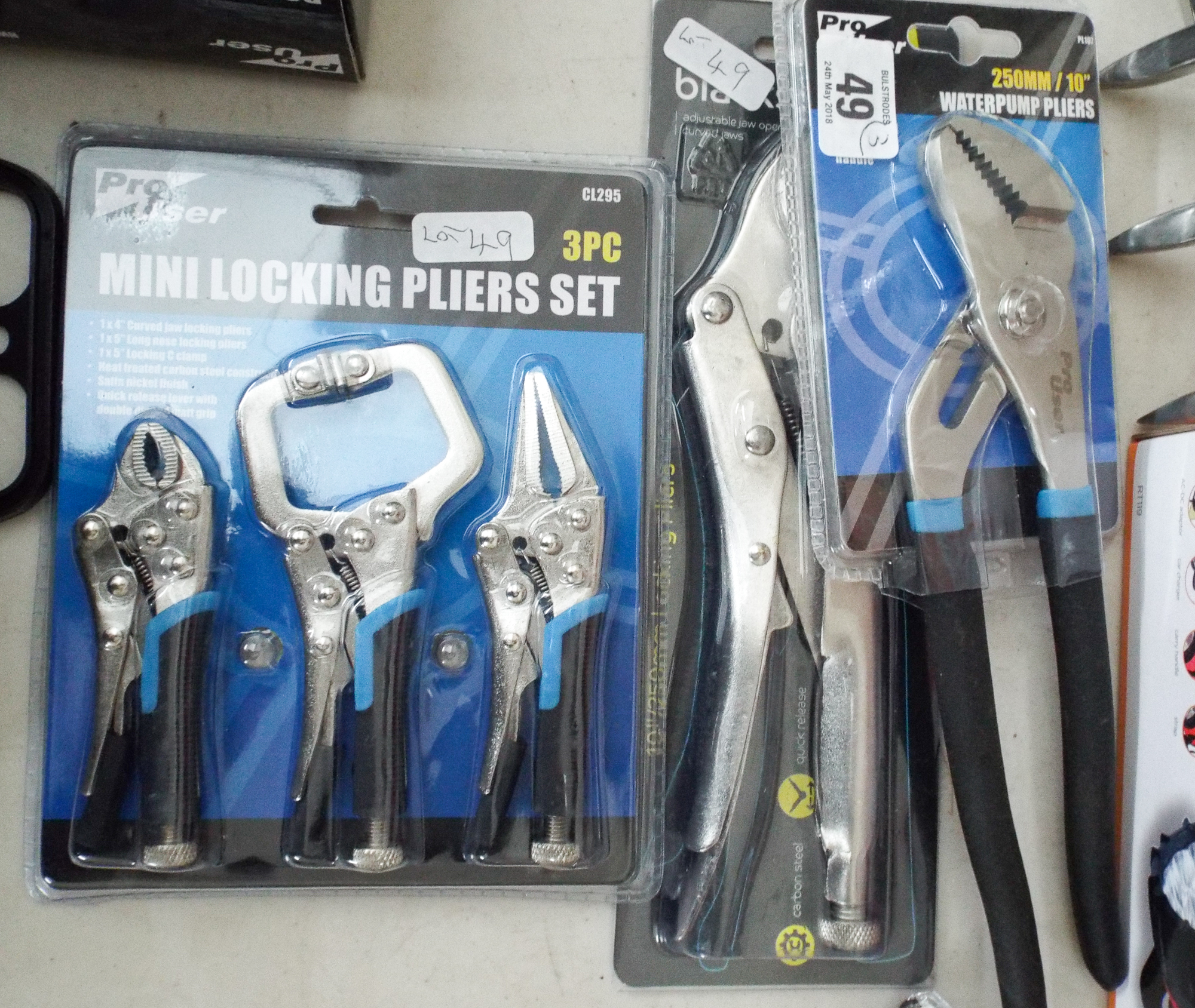 A new 10" water pump pliers,