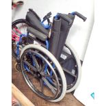 A self propel folding wheelchair