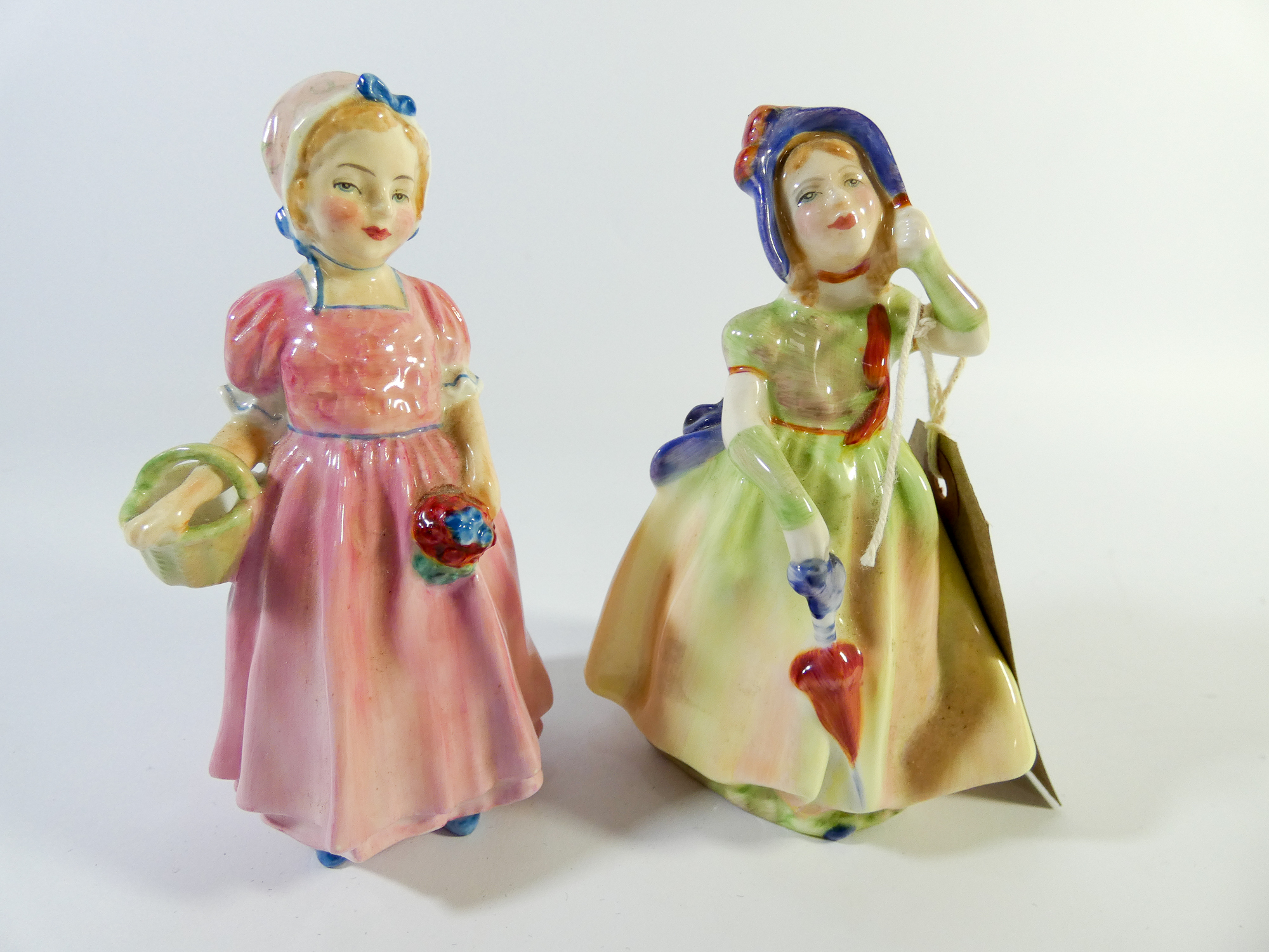 A small Royal Doulton figure 'Tinkle Bell' and another Babie