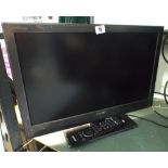 A Sangyaw 22" slimline digital LCD TV with freeview etc