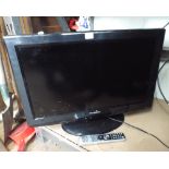 A Panasonic 26" digital LCD television with Freeview etc with remote