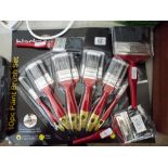 A new 10 piece paintbrush set and three new odd size paintbrushes