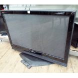 A Panasonic 42" digital LCD television with Freeview etc with remote