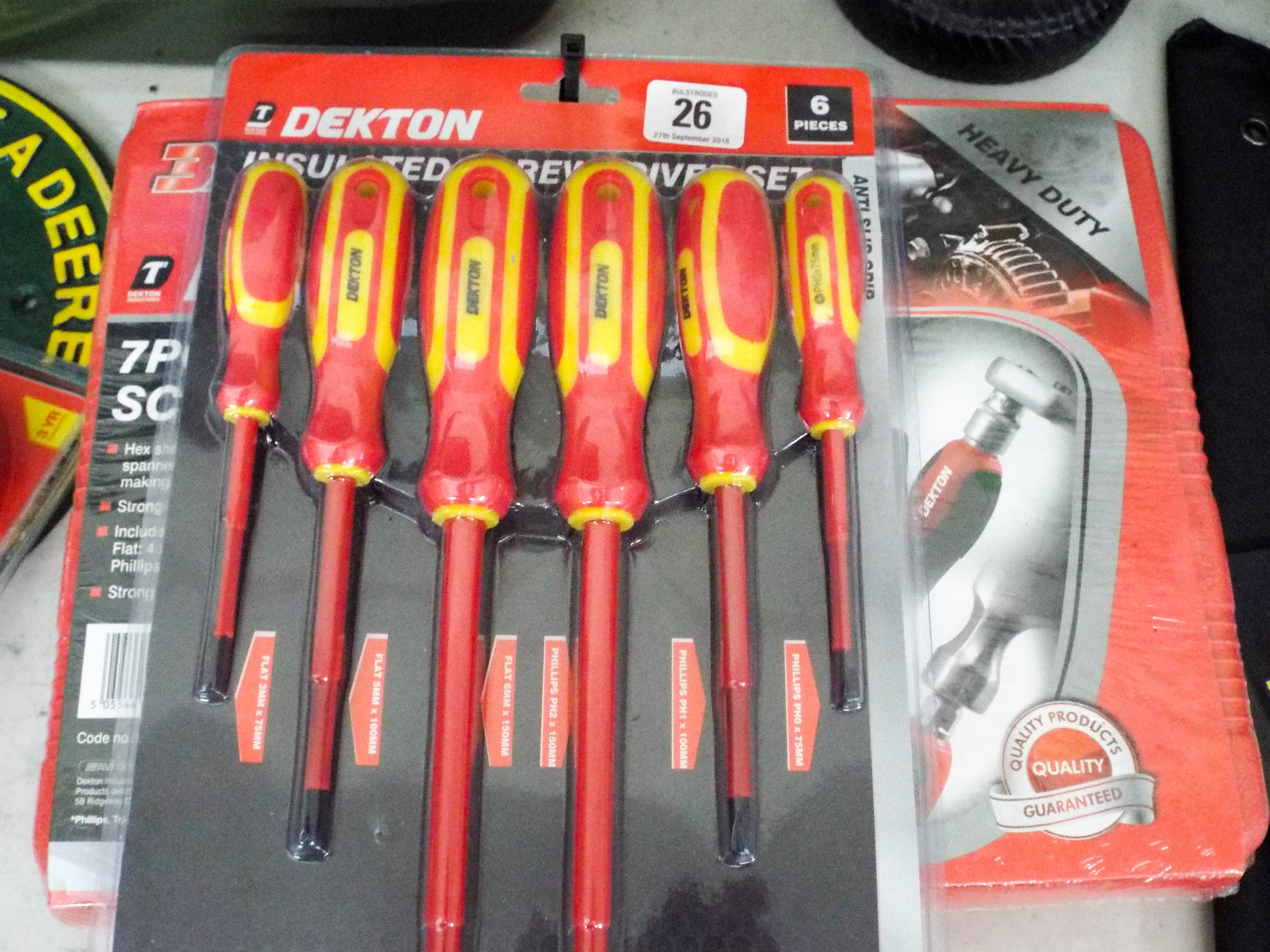 Two screwdriver sets