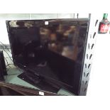 A Samsung 40" LCD TV with freeview etc and a remote