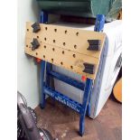 A Draper tilt and clamp work bench Unused