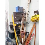 A very large quantity of garden tools,