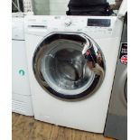 A Hoover dynamic 9+ automatic front loading washing machine with 1600 speed spin,