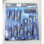 A new 40 piece screwdriver set