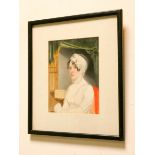 Early 19th century miniature portrait of Rachel Keleher circa 1834,