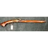 A Japanese match lock musket overall length 30",