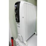 A Delonghi oil filled electric radiator