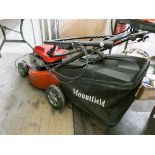 A Mountfield petrol engine lawnmower