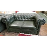 The matching two seater settee to previous lot