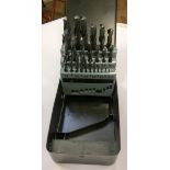 A twenty five piece drill bit set