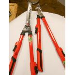 A new heavy duty telescopic hand shears and a new telescopic lopping shears