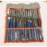 A 28 piece punch and chisel set