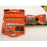 A 46 piece socket and bit set