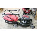 A Mountfield 160cc self propelled lawn mower in good condition