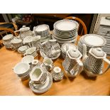 An Adam's Sharon pattern dinner tea and coffee service