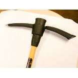 A new pick axe with fibre glass handle