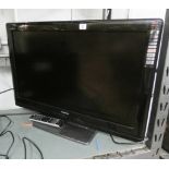 A Toshiba 32" digital LCD television with Freeview etc and remote