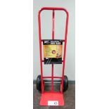 A new 600lb workload industrial sack truck pneumatic tyres