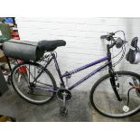 A Claude Butler ladies city bike bicycle wit rear rack