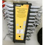 A 32 piece spanner set