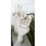 Two artist model adjustable wooden hands