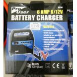 A new 6 amp 12 volt battery charger