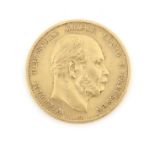Goldmünze Kaiserreich Preußen, 10 Mark, Wilhelm I., 1878 A, 3,58 g, winziger Randfehler,sehr schön